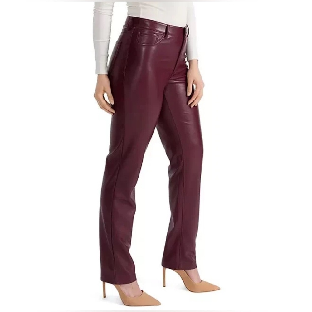Joie Faux Leather Pants the Limited Edition Straight - Picture 1 of 7